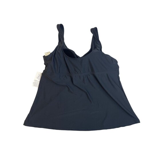 Blair Black Tankini Set With Built-In Bra & High- Swim Bottoms Sz 16/20 - New - Picture 3 of 11